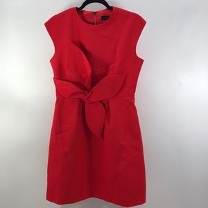 ted baker london polly structured bow dress